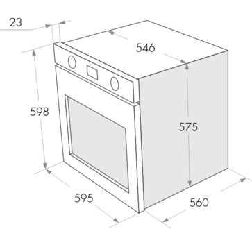 Комплект Maunfeld: панель MGHG.64.17I + электрический шкаф MEOF.676I
