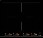 Индукционная панель Zigmund & Shtain CIS 444.60 BK
