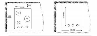 Комплект Zigmund&Shtain: панель GN 58.451 B + шкаф EN 242.622 S